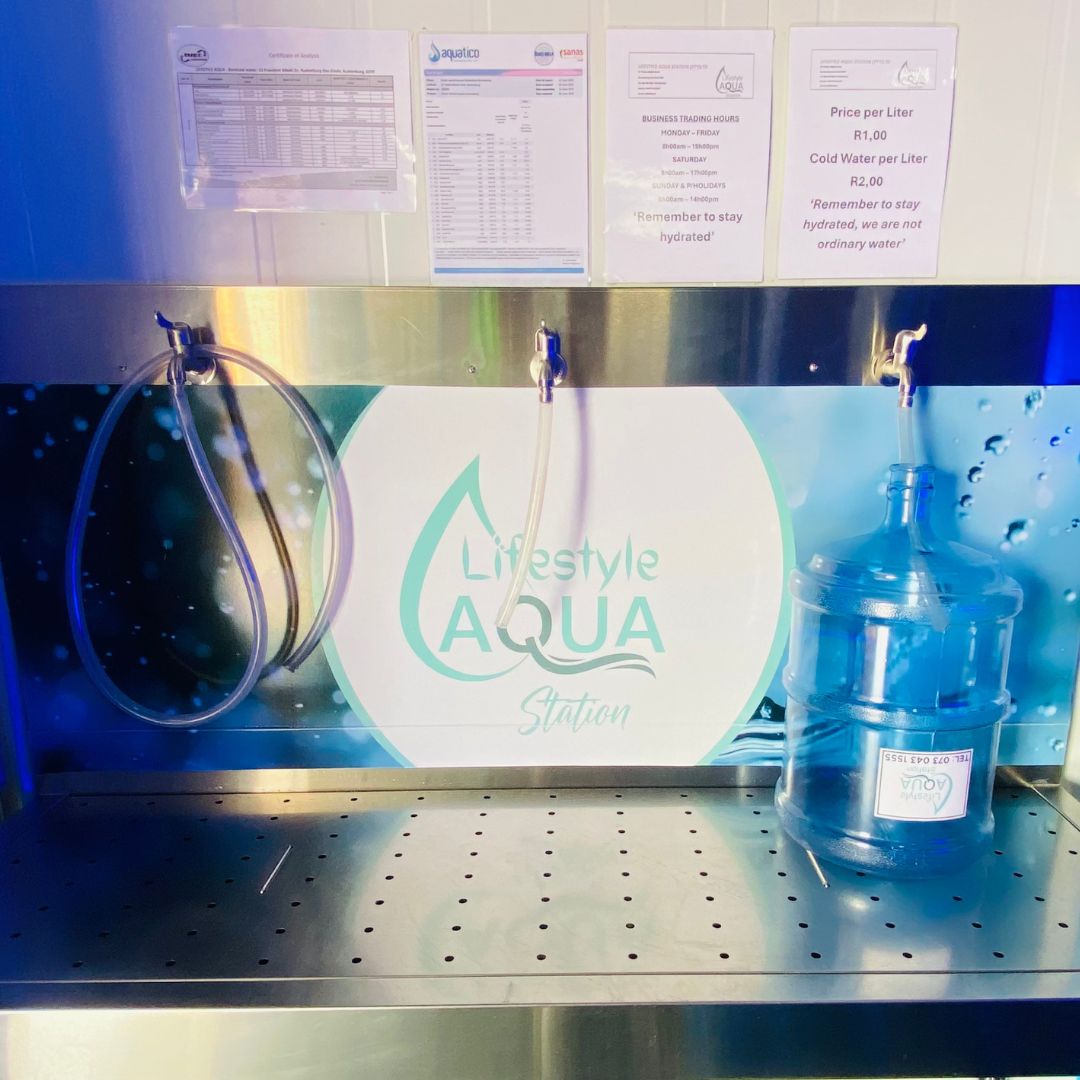 Lifestyle Aqua Station Premium Still Water bottle